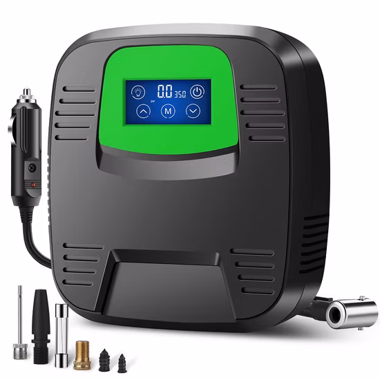 중국 공장 차량용 휴대용 자동차 타이어 팽창기 150psi 공기 펌프
